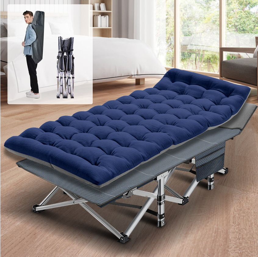 SLSY Folding Cot Bed Rollaway Bed With Mattress Carry Bags Rollaway Cot 600 LBS