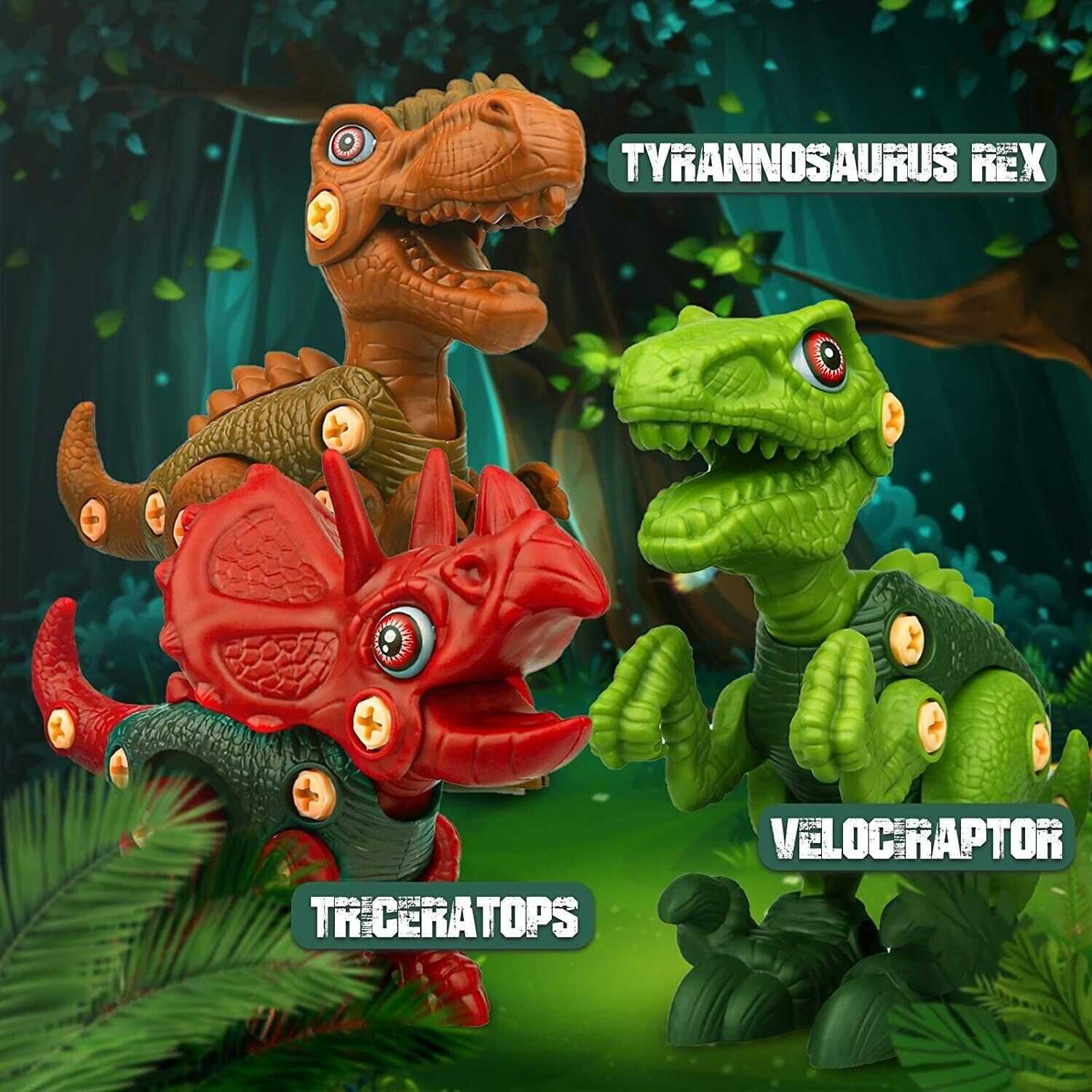 Kids Dinosaur Toys for Age 3 4 5 6 7 8 9yr Year Old Boys Girls, Educational Toy